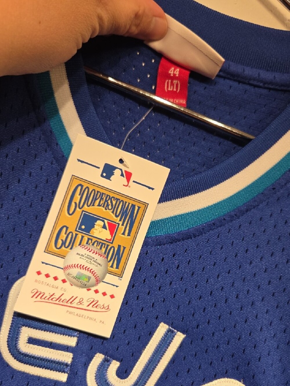 Toronto Blue Jays 90s Pullover Jersey | Mitchell & Ness Cooperstown Collection - Picture 5 of 6
